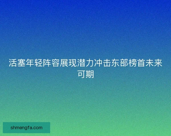活塞年轻阵容展现潜力冲击东部榜首未来可期